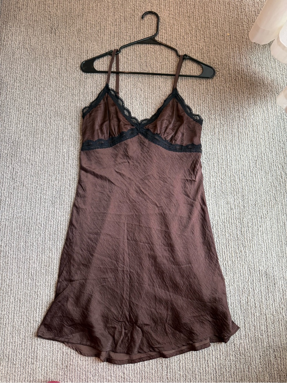 Wild and fable  brown silk dress